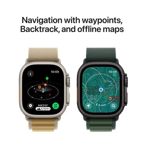 Apple Watch Ultra 2 GPS 49mm - Cellular - Titânio Natural | Bracelete Loop Milanesa Titânio Natural - S - Image 6