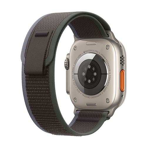 Apple Watch Ultra 2 GPS 49mm - Cellular - Titânio | Bracelete Loop Trail - Azul | Preto - M/L - Image 3