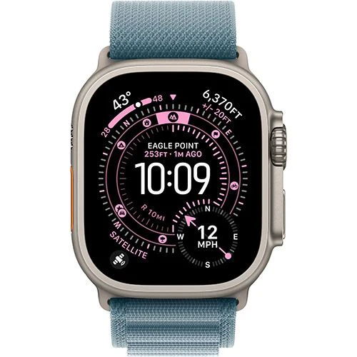 Apple Watch Ultra 3 Cellular - 49mm - Titânio natural | Loop - Azul-claro - L - Image 2
