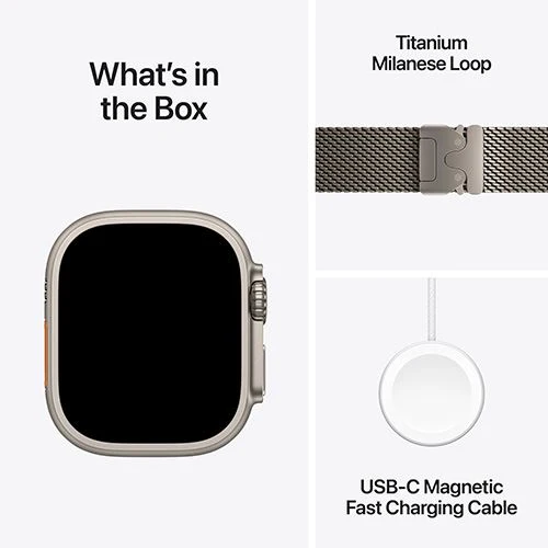 Apple Watch Ultra 3 Cellular - 49mm - Titânio natural | Loop - Natural - S - Image 8