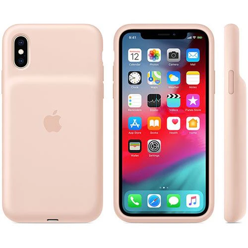 Capa Smart Battery Apple para iPhone XS - Rosa Areia - Image 2