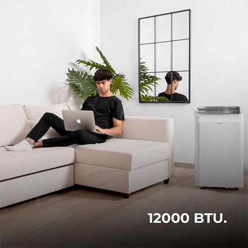 Ar Condicionado Portátil Cecotec ForceClima 12600 Soundless Heating | 26 m² | 12000 BTU/h | Branco - Image 2