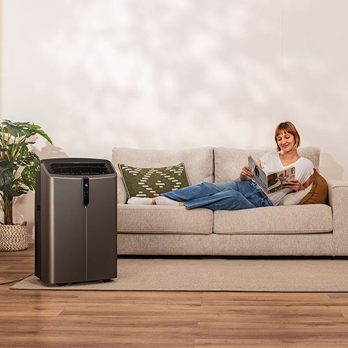 Ar Condicionado Portátil Cecotec ForceClima 14800 Nux Heating Connected | 35 m² | 14000 BTU/h | Cinzento - Image 4