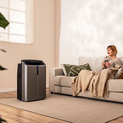 Ar Condicionado Portátil Cecotec ForceClima 14800 Nux Heating Connected | 35 m² | 14000 BTU/h | Cinzento - Image 5