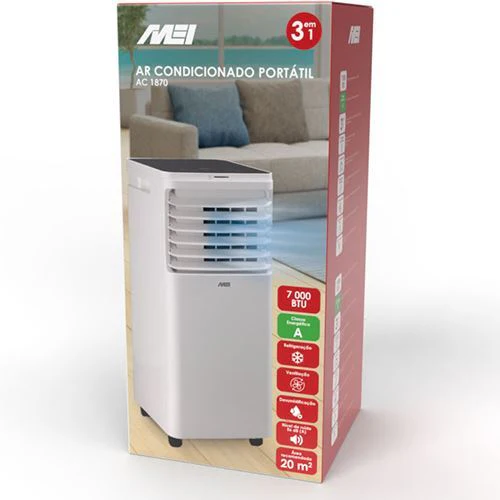 Ar Condicionado Portátil Mei 3 em 1 Ac 1870 - Branco - Outlet - Grade A - Image 6