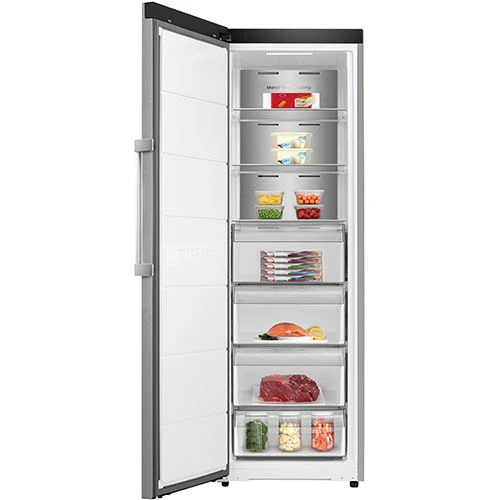 Arca Congeladora Vertical Hisense FT3K310SAIE1 | 185,6x59,5x60 cm | 312 L | E | Look inox - Image 3