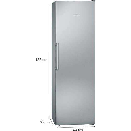 Arca Congeladora Vertical Siemens GS36NVIEP iQ300 | 186x60x65 cm | 242 L | E | Aço antidedadas - Image 6