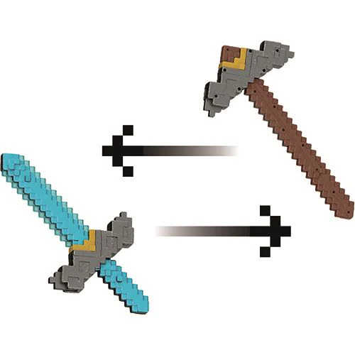 Arma de Ataque Minecraft Movie Feature Roleplay - 2 em 1 - Mattel - Image 3
