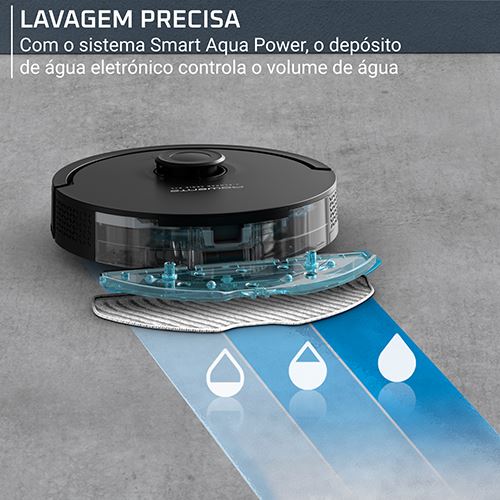 Aspirador Robot com Mopa Rowenta RR8865E0 X-Plorer Serie 275 | 120 min | Preto - Image 6