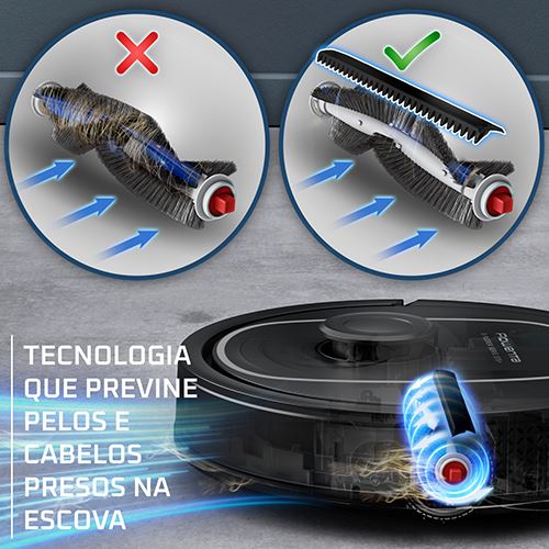 Aspirador Robot com Mopa Rowenta RR8985E0 X-Plorer Serie 375+ | 120 min | Preto - Image 3