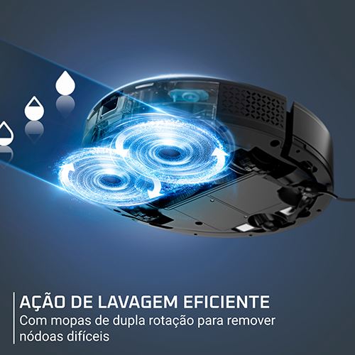 Aspirador Robot com Mopa Rowenta RR8985E0 X-Plorer Serie 375+ | 120 min | Preto - Image 4