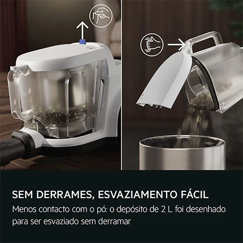 Aspirador sem Saco AEG AL51C2SW | 2 L | 1000 W - Branco - Image 7