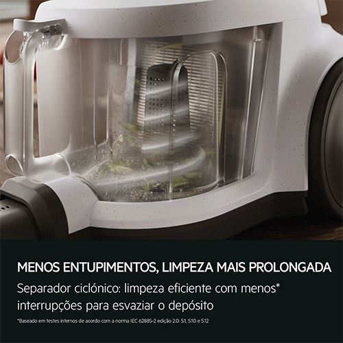 Aspirador sem Saco AEG AL51C2SW | 2 L | 1000 W - Branco - Image 8