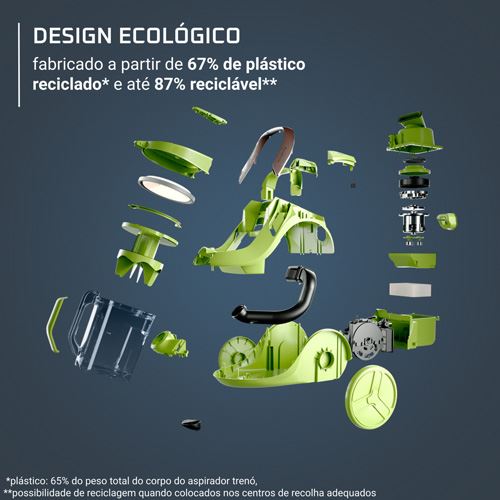 Aspirador sem Saco Rowenta RO7B13EA Green Force Cyclonic Max - Image 3