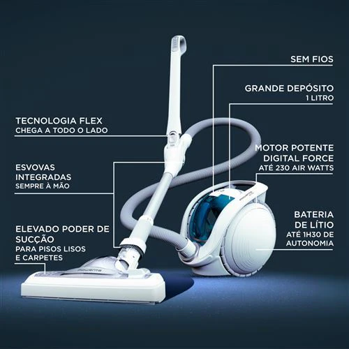 Aspirador sem Saco Rowenta X-Ô Trenó Ix7767Ea - Outlet - Grade A - Image 10