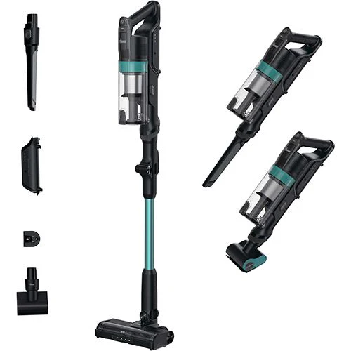 Aspirador Vertical Hoover HF1P10PX 011 HF1 Plus Pet Flexi | 14,8 V | 45 Min. | Preto | Azul turquesa