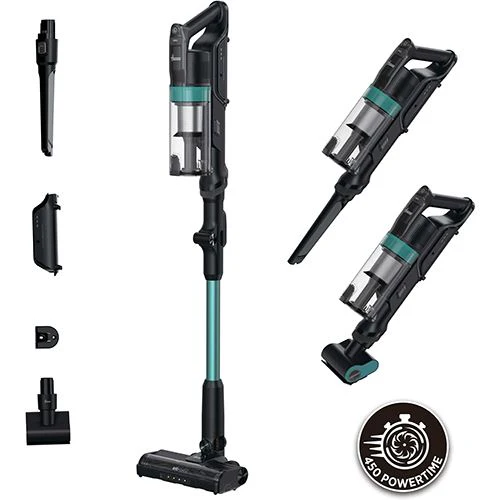 Aspirador Vertical Hoover HF1P10PX 011 HF1 Plus Pet Flexi | 14,8 V | 45 Min. | Preto | Azul turquesa - Image 2