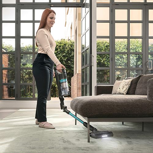 Aspirador Vertical Hoover HF1P10PX 011 HF1 Plus Pet Flexi | 14,8 V | 45 Min. | Preto | Azul turquesa - Image 8