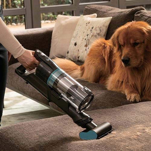 Aspirador Vertical Hoover HF1P10PX 011 HF1 Plus Pet Flexi | 14,8 V | 45 Min. | Preto | Azul turquesa - Image 9
