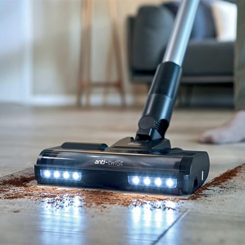 Aspirador Vertical Hoover HF350HP 011 HF3 PRO Home All Floor | 22,2 V | 60 Min. | Preto | Prateado - Image 5