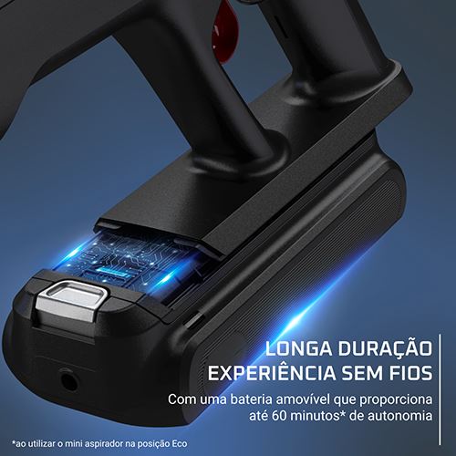 Aspirador Vertical Rowenta RH9A73W0 X-Force Flex 13.60 Animal Care | 25.9 V | 150 AW | 60 Min | Vermelho - Image 5