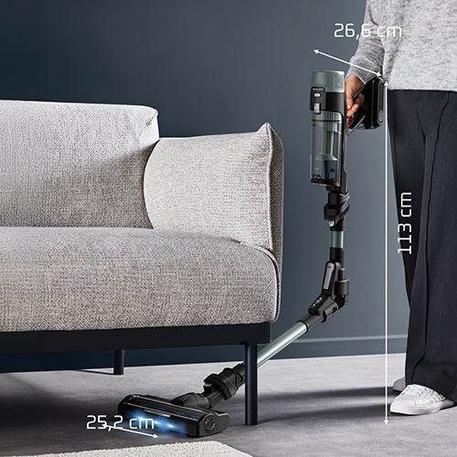 Aspirador Vertical Rowenta X-FORCE FLEX 10.80 RH7A32E0 - Cinzento | Preto - Image 7
