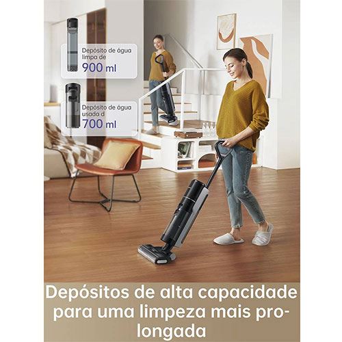 Aspirador Vertical Seco e Húmido Dreame H12 PRO - Preto - Image 4