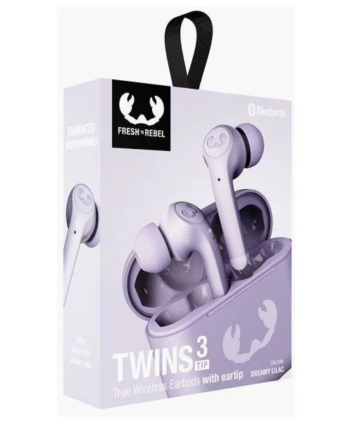 Auriculares Bluetooth Fresh 'n Rebel Twins 3 Tips True Wireless Lilás - Image 4