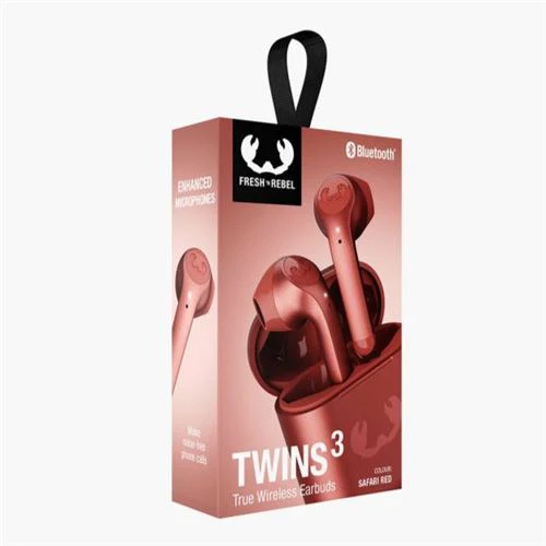 Auriculares Bluetooth Fresh 'n Rebel Twins 3 True Wireless Vermelho - Image 4