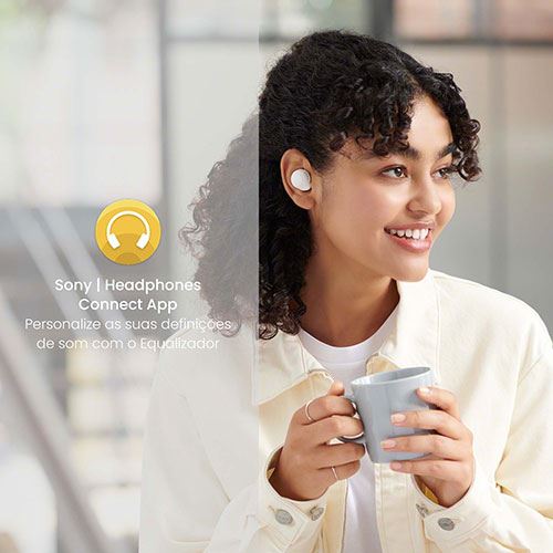 Auriculares True Wireless Bluetooth Sony WF-C500 - Branco - Image 5