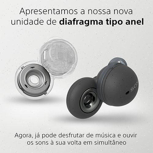 Auriculares True Wireless Bluetooth Sony Linkbuds WF-L900 - Cinzento - Image 6
