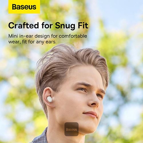 Auriculares True Wireless Bluetooth Baseus Bowie EZ10 - Branco - Image 8