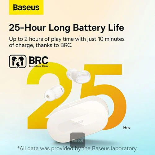 Auriculares True Wireless Bluetooth Baseus Bowie EZ10 - Branco - Image 9