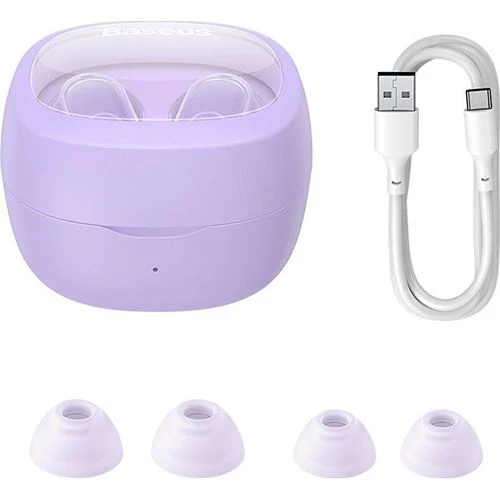 Auriculares True Wireless Bluetooth Baseus Bowie WM02 - Roxo - Image 5