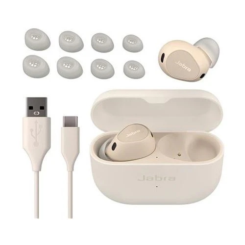 Auriculares True Wireless Bluetooth Jabra Elite 10 - Cream - Image 3