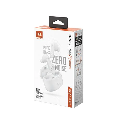 Auriculares True Wireless Bluetooth JBL Tune Beam - Branco - Image 5