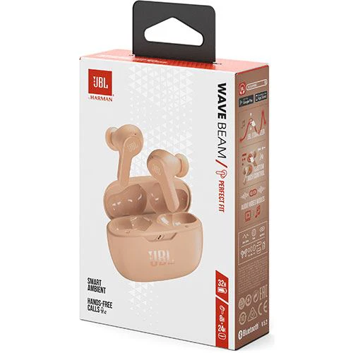 Auriculares True Wireless Bluetooth JBL Wave Beam - Bege - Image 5