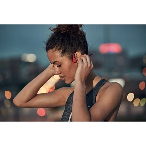 Auriculares Desportivos Bluetooth Shokz Open Run - Vermelho - Image 3