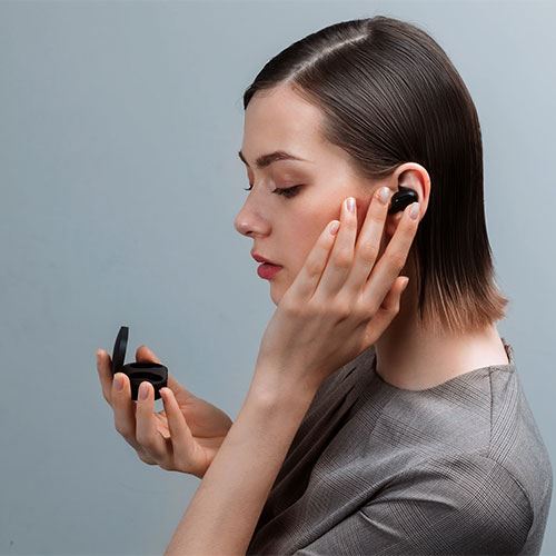 Auriculares True Wireless Bluetooth Xiaomi Mi Earbuds Basic 2 - Preto - Image 5