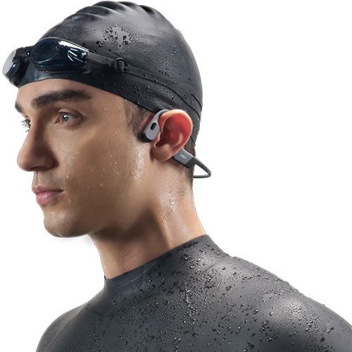 Auriculares Desportivos Bluetooth de Condução Óssea para Natação Shokz OpenSwim Pro MP3 32GB - Cinzento - Image 5