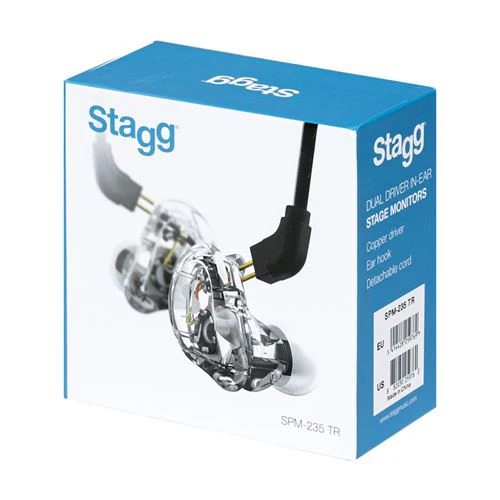 Auriculares Monitor Stagg Spm-235 - Transparente - Image 9