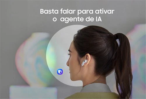 Auriculares Noise Canceling True Wireless Bluetooth Samsung Galaxy Buds4 - Preto - Image 5