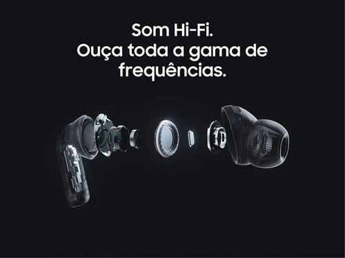Auriculares Noise Canceling True Wireless Bluetooth Samsung Galaxy Buds4 Pro - Branco - Image 3