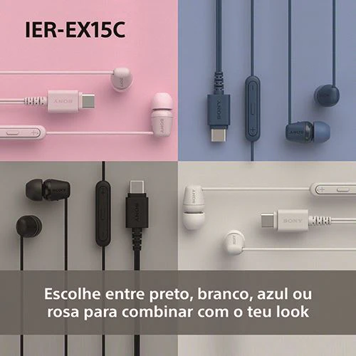 Auriculares Sony IER-EX15CB USB-C - Preto - Image 7