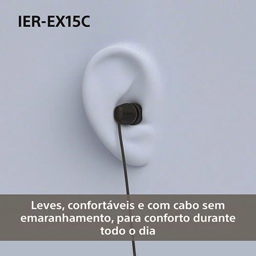 Auriculares Sony IER-EX15CW USB-C - Branco - Image 4
