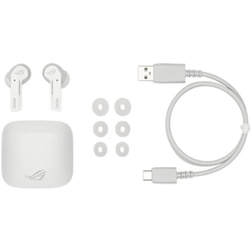 Auriculares True Wireless Bluetooth Asus ROG Ally Cetra - Branco - Image 4