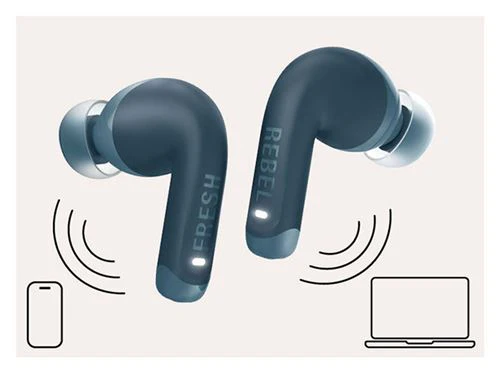 Auriculares True Wireless Bluetooth ANC Fresh 'n Rebel Twins Fuse 2 - Steel Blue - Image 7