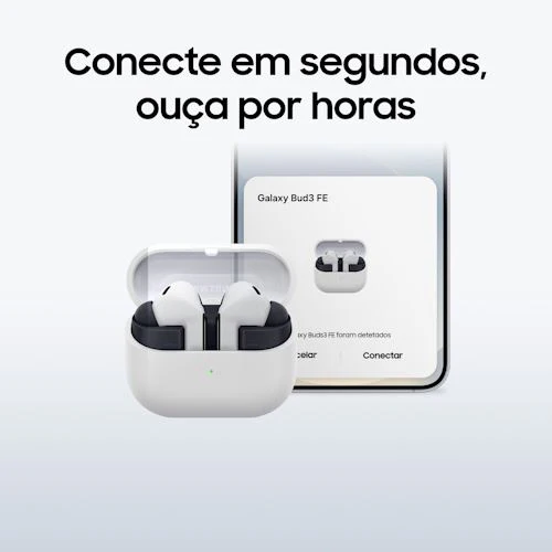 Auriculares True Wireless Bluetooth ANC Samsung Galaxy Buds3 FE - Preto - Image 9