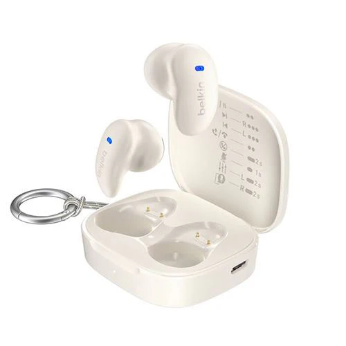 Auriculares True Wireless Bluetooth Belkin SoundForm Anywhere - Creme - Image 3