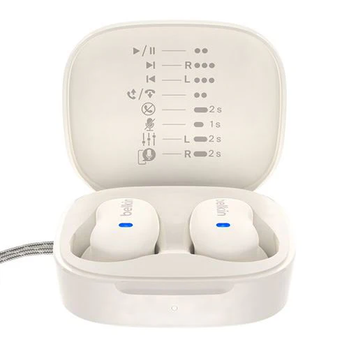 Auriculares True Wireless Bluetooth Belkin SoundForm Anywhere - Creme - Image 6